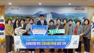 장흥군–영광군, 고향사랑기부금 상호 기부